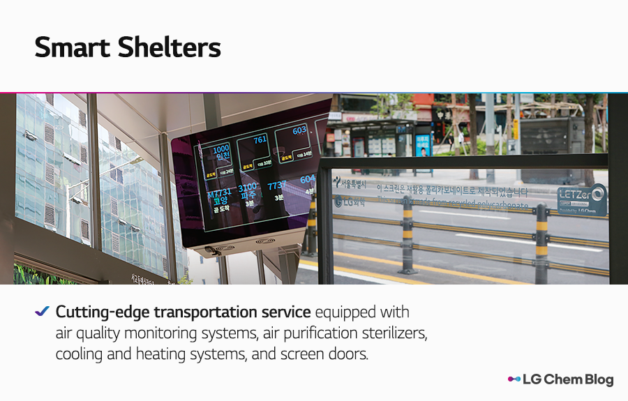 Smart Shelters: cutting edge transportation service