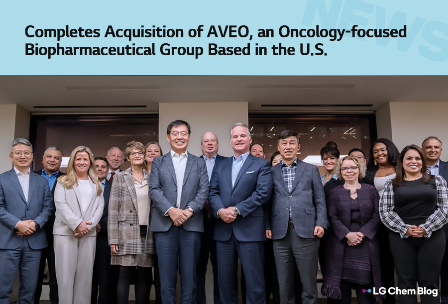 Completes acquisition of AVEO, an oncology-focused biopharmaceutical group based in the U.S.