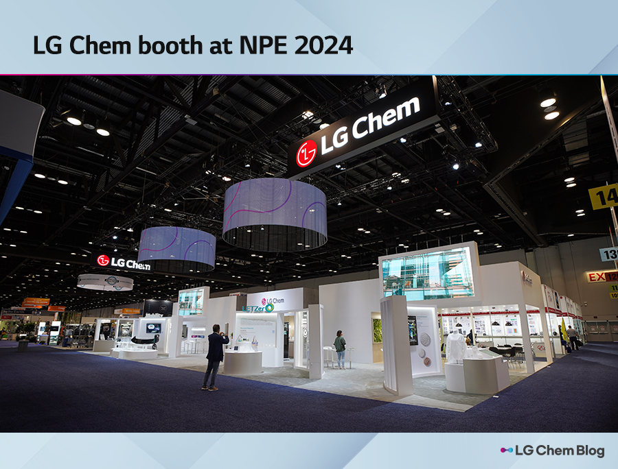 LG Chem booth at NPE 2024