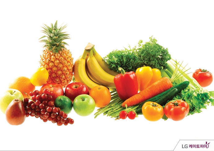 다양한 채소와 과일