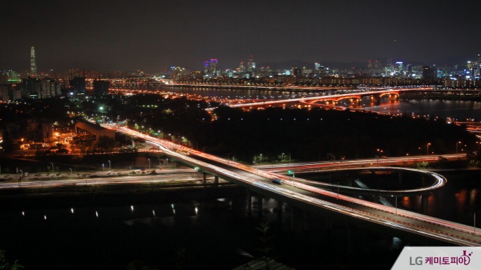 응봉산에서 바라본 서울 야경