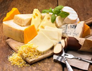 다양한 종류의 치즈
